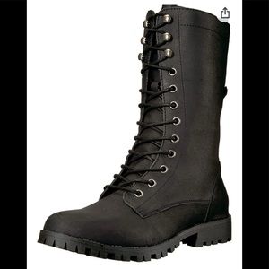 Women’s Tegan Lace-up Mid Calf Combat Boots